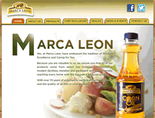 Tablet Screenshot of marcaleon.com